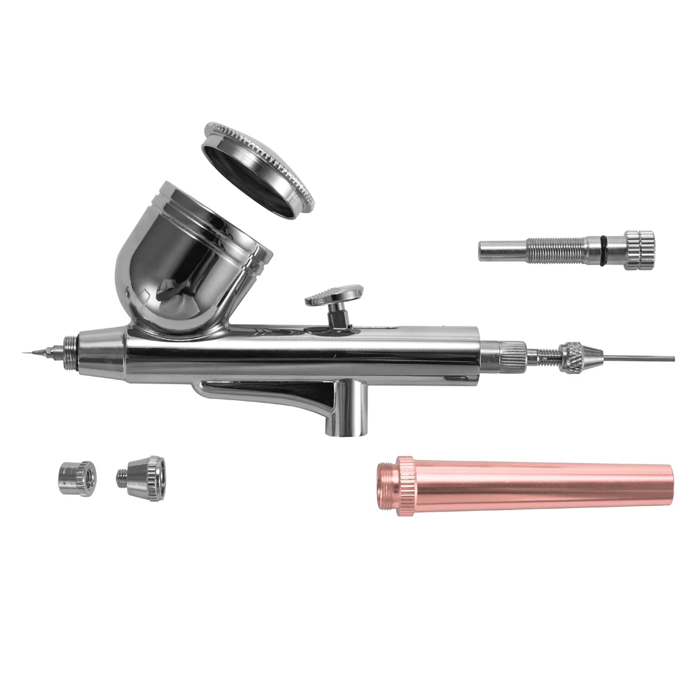 

Airbrush Set Small Spray Pump Pen Set Beautiful Air Compressor Kit for Art Painting Tattoo Craft Cake Spray Model