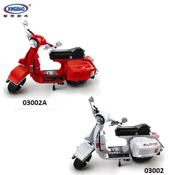 

732PCS XingBao Building Block Bricks Motorbike Model Educational Toy motorcycle Blocks Toys Kids present Boy Gifts 03002