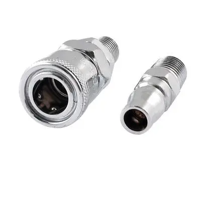 Прямой тип 1/4 &quotPT штыревой поток воздуха быстроразъемный адаптер SP20 + PP20 |