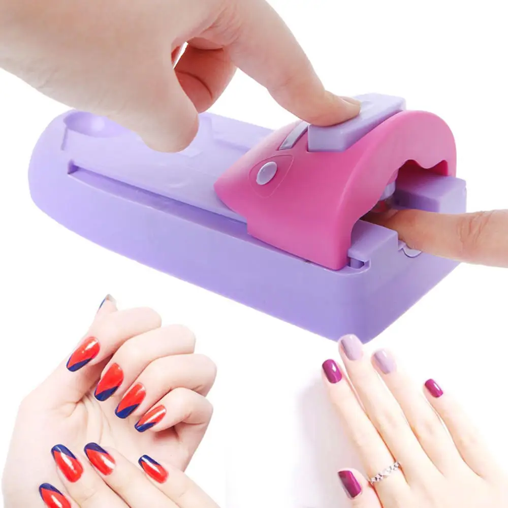 Дизайн ногтей принтер машина простая печать шаблон штамп для дизайна ногтей штамп набор инструментов DIY оборудование для дизайна ногтей