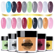 10 г блеск для ногтей пигментный порошок Сверхтонкий кристалл акриловый холо-порошок Серебряная Полировка для маникюра украшения LADP23-44