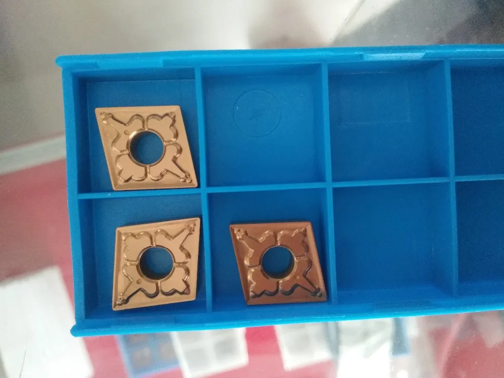 10pcs tungsten carbide lathe turning insert CNMG120404 NM for steel