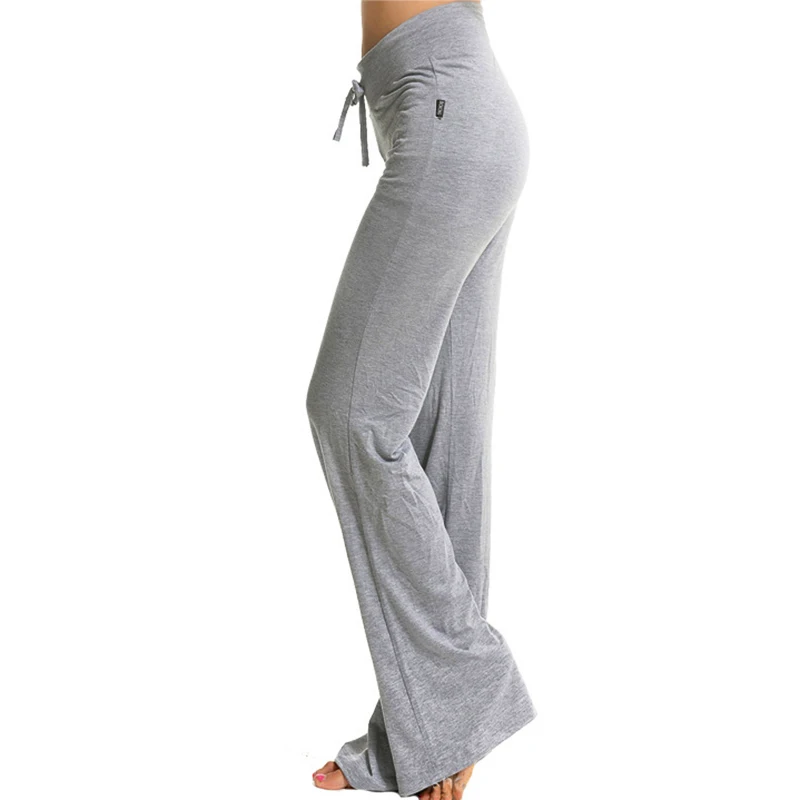 

Model Plus Size Yoga Pants High Waist Sport Leggings Fitness Sportswear Women Gym Exercise Running Workout Wide Leg Pants