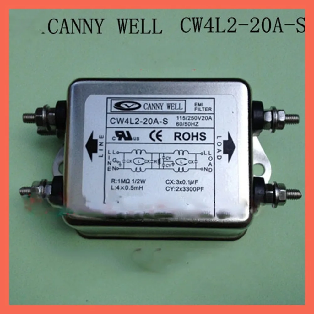 CW4L2 20A S110 250V 20A,EMI power filter Duplex Bolt connection power