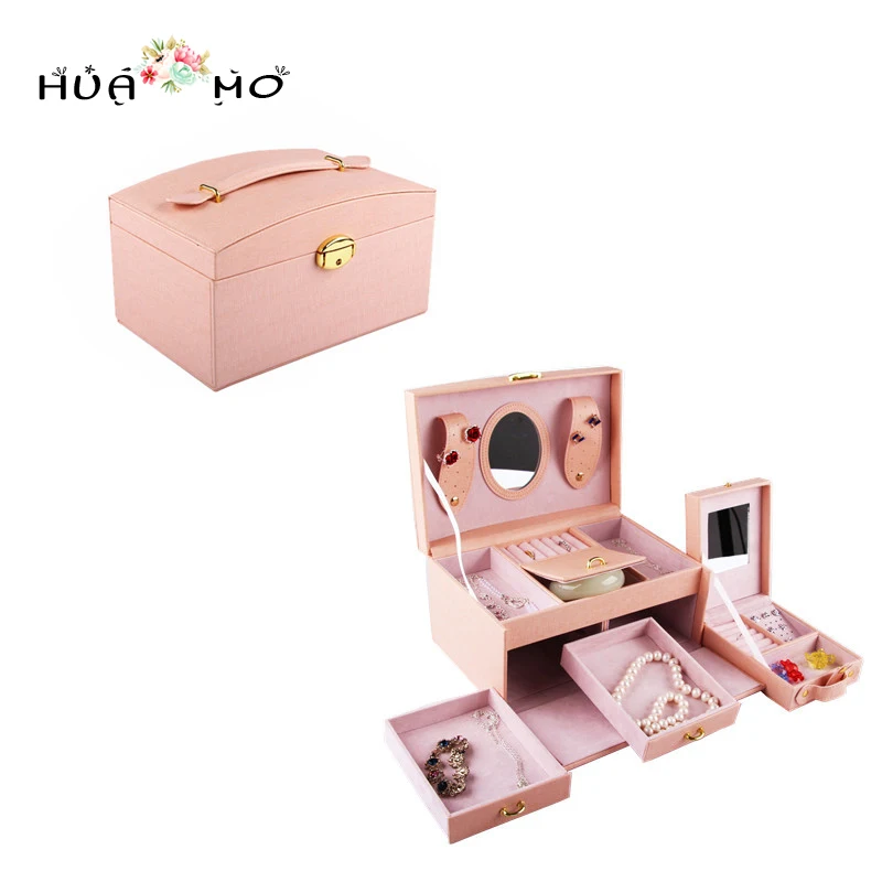 

Women Brooch Earrings Bracelets Fashion Portable Jewelry Box Jewelry Packaging & Display Accessories Supplies Gear Stuff