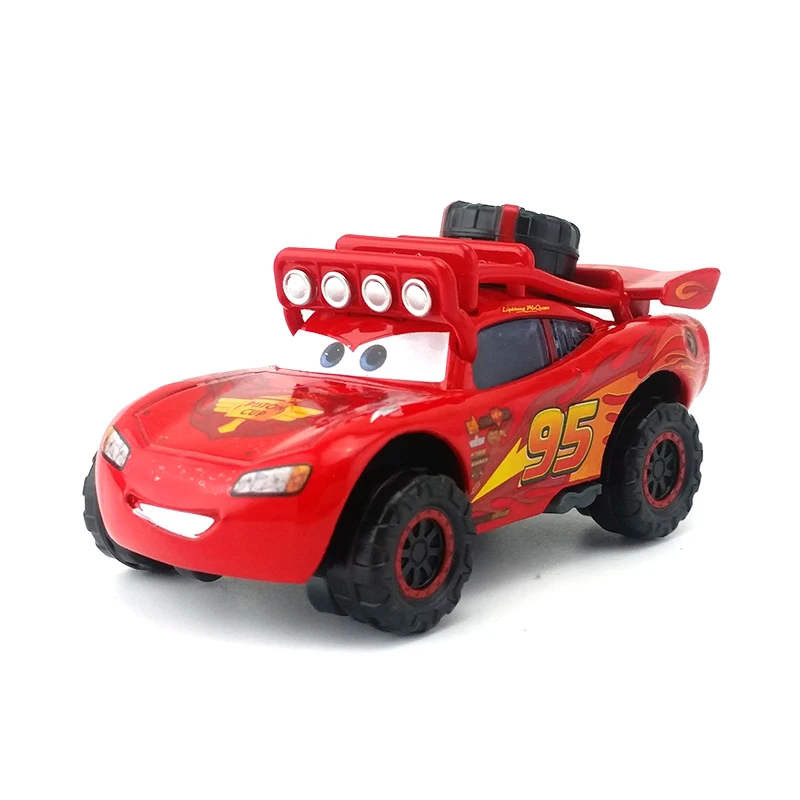 Disney Pixar тачки ралли Off Road McQueen 1:55 литья под давлением Металл Игрушечная машина из сплава модель свободные новые дети мальчик подарок