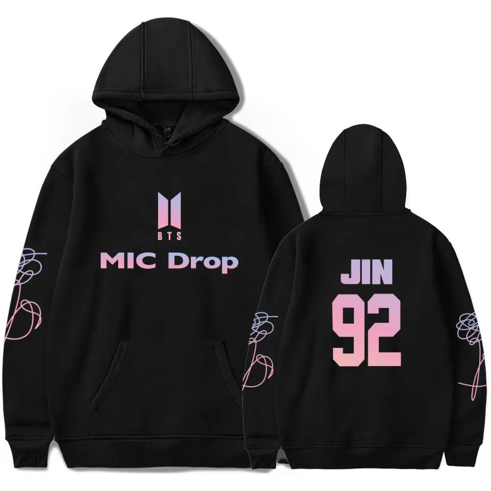 BTS Fashion kpop Bangtan Boys bts album MIC Drop Hoodies Popular K-pop  Women/men Moletom Female Fan Hip Hop Sweatshirt Tracksuit - AliExpress  Women's Clothing