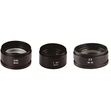 0.5X/1.5X/2X Вспомогательный объектив для микроскопа XSZ7045 WD165mm/45mm/30mm