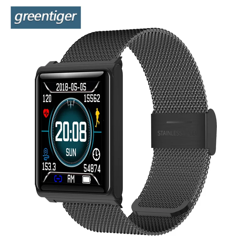 

Greentiger N98 Smart Watch Color Screen IP67 Waterproof Smart Wristband Heart Rate Fitness Tracker Smartwatch For Android IOS