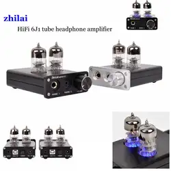 Zhilai D1 HIFI усилитель для наушников 6J9 Tube Preamp usb звуковой чип усилитель мощности TE7022 16bit/24bit 96 кГц