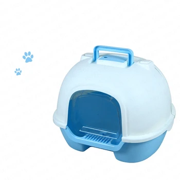 

Cat Litter Pot Anti-splashing Cat Toilet Fully Enclosed Litter Box Deodorant Extra Large Cat Pot Front Squat Big Space Box