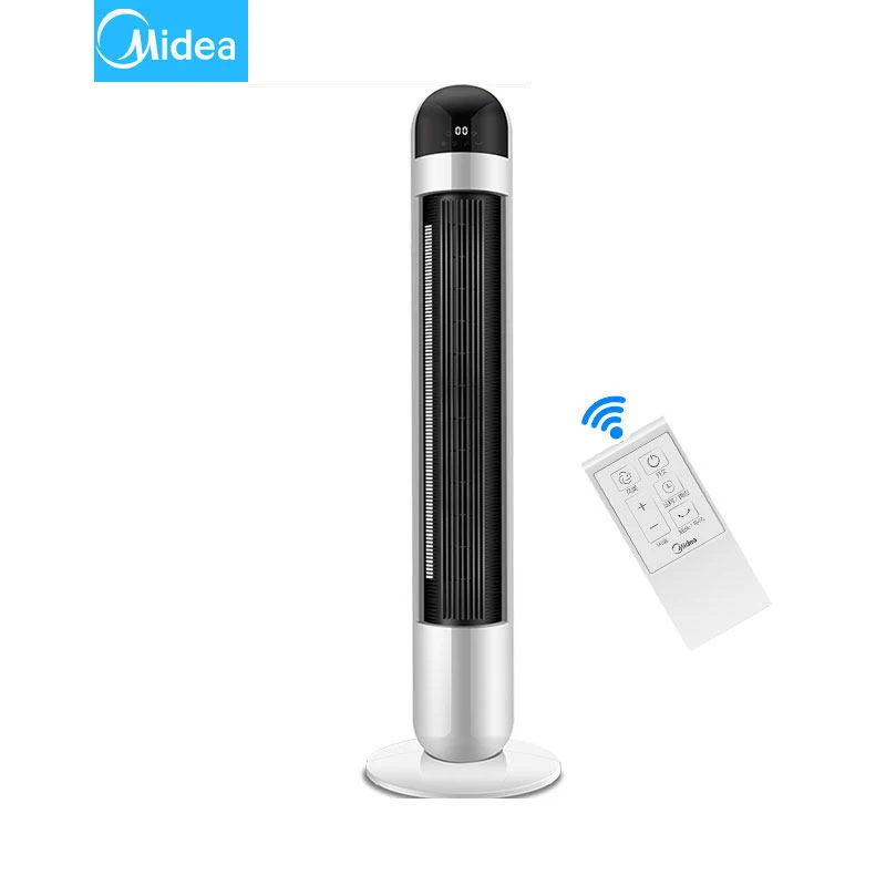 

LK1617 Portable Remote Control Floor Stand Electric Cooling Fan Home Desktop Silent Bladeless Tower Fan With Timing Function