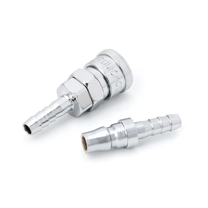 

2Pcs 8mm Pneumatic Air Line Hose Quick Release Coupler Connectors Compressor