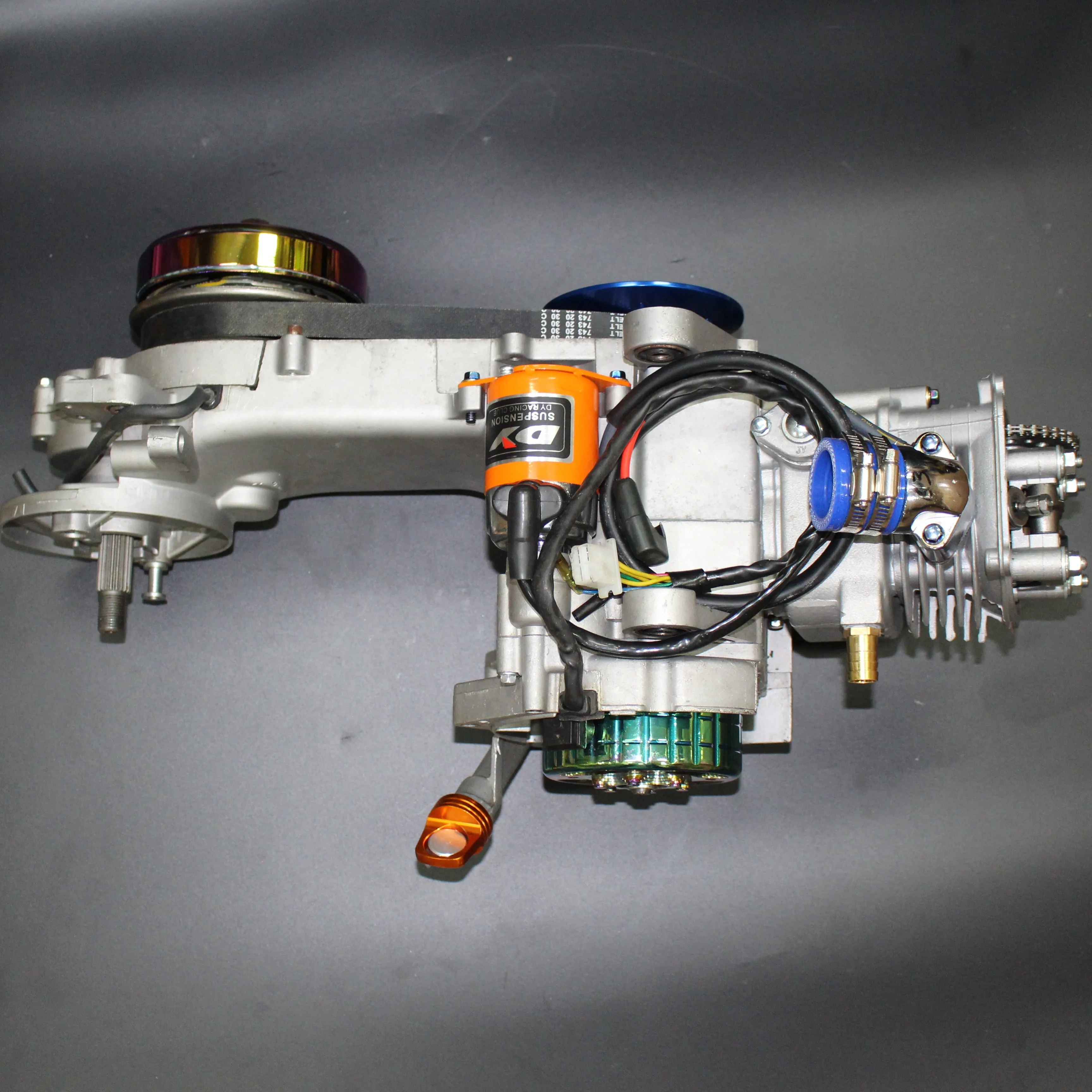 GY6, motor, 63mm, cilindro, 2 válvulas, cigüeñal, 300, refrigeración por agua, árbol de levas, a8, 180cc, Sintonización, carreras, motores