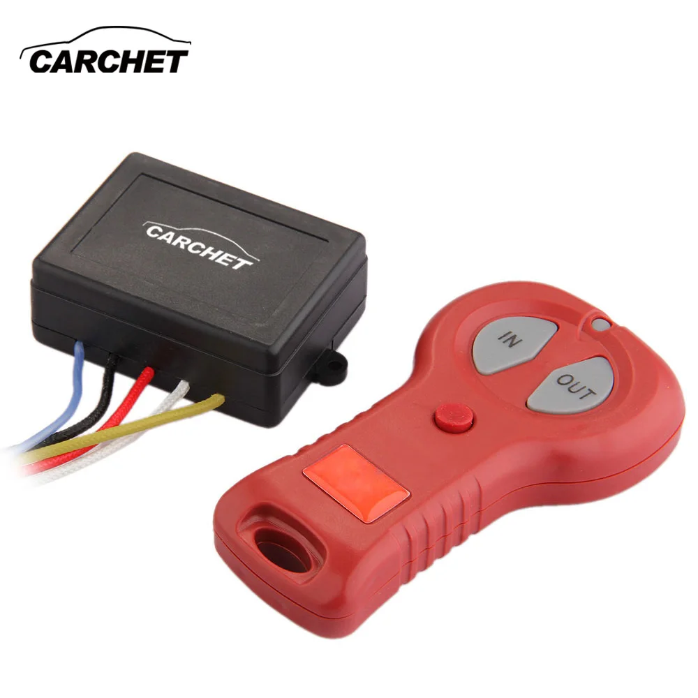 CARCHET Winch Wireless Remote Control Set Kit for Bulldog for Jeep ATV SUV Offroad DC 12V-24V Remote Controls Winch
