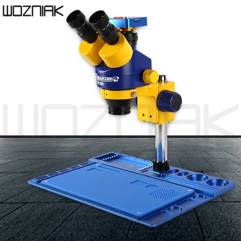 

Mechanic Original Large Wide-angle Lifting Trinocular Microscope High Quality HD Camera for IPHONE Mobile Phone Maintenance