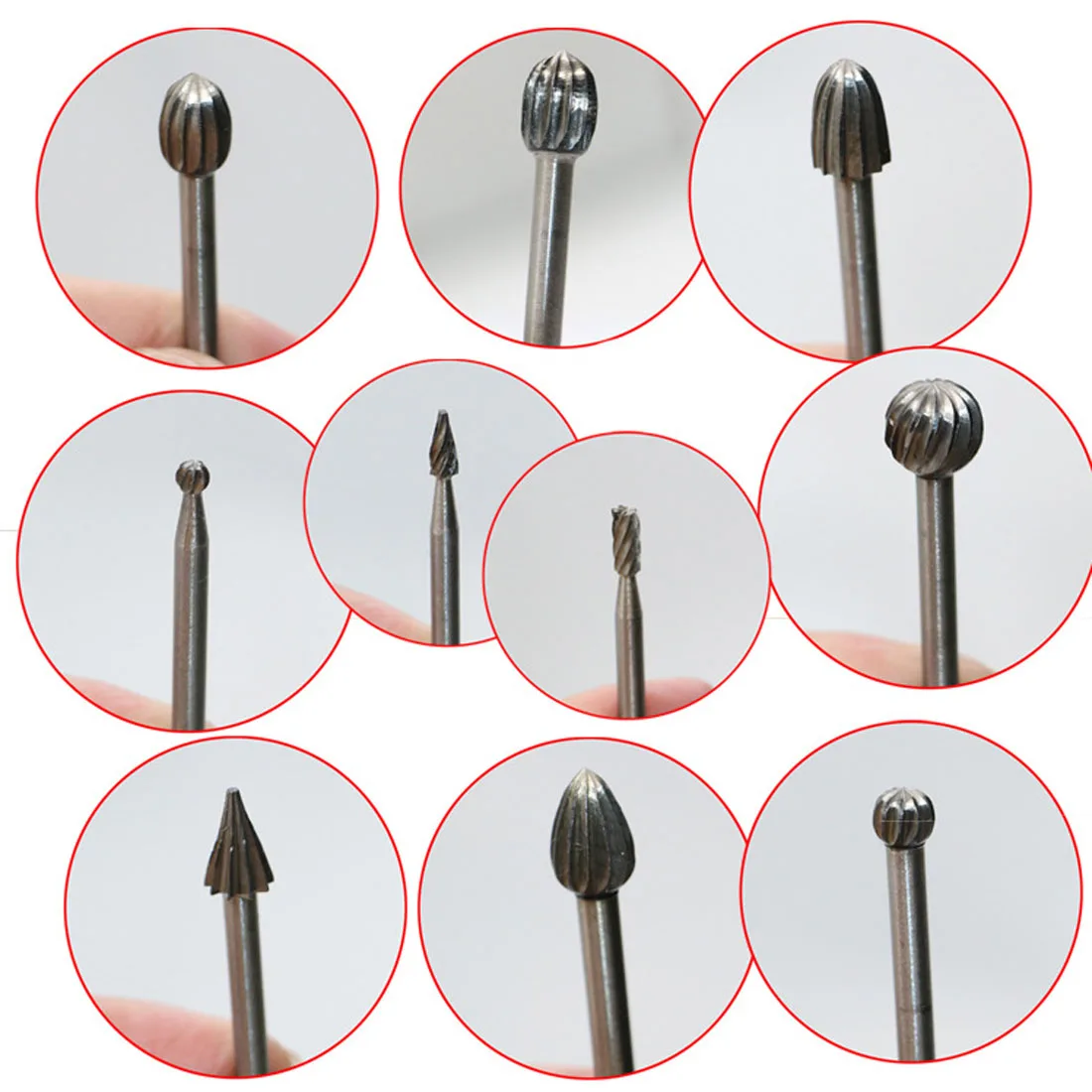 

New 20pcs Set HSS Dremel Routing Wood Milling Rotary Tool Knife File Cutters Woodworking Carving Carved Cutter Tools Accessories