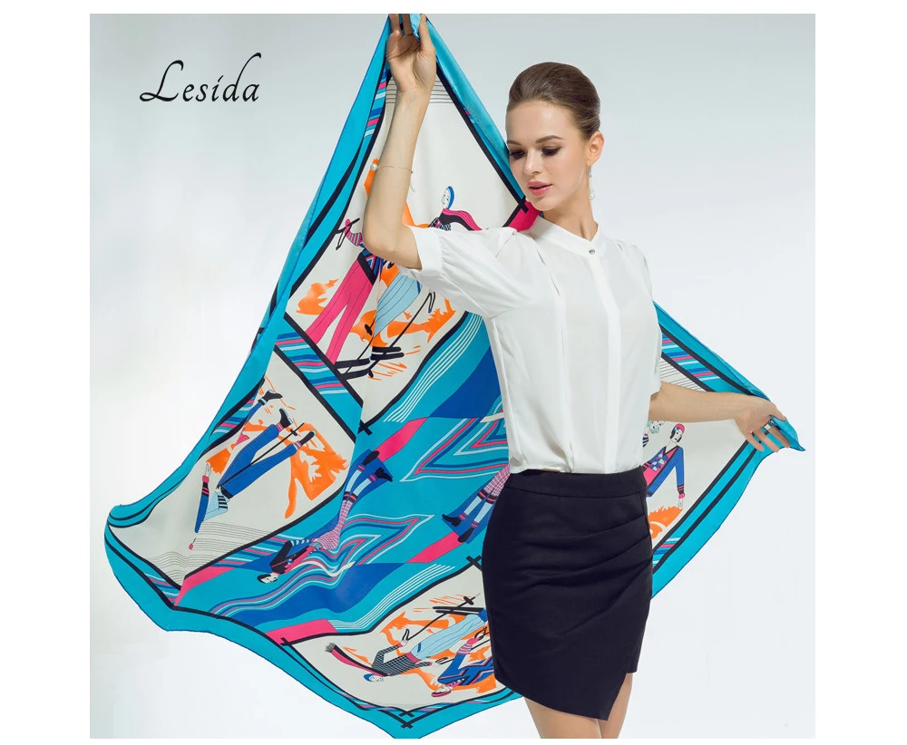 Square Silk Scarf (8)
