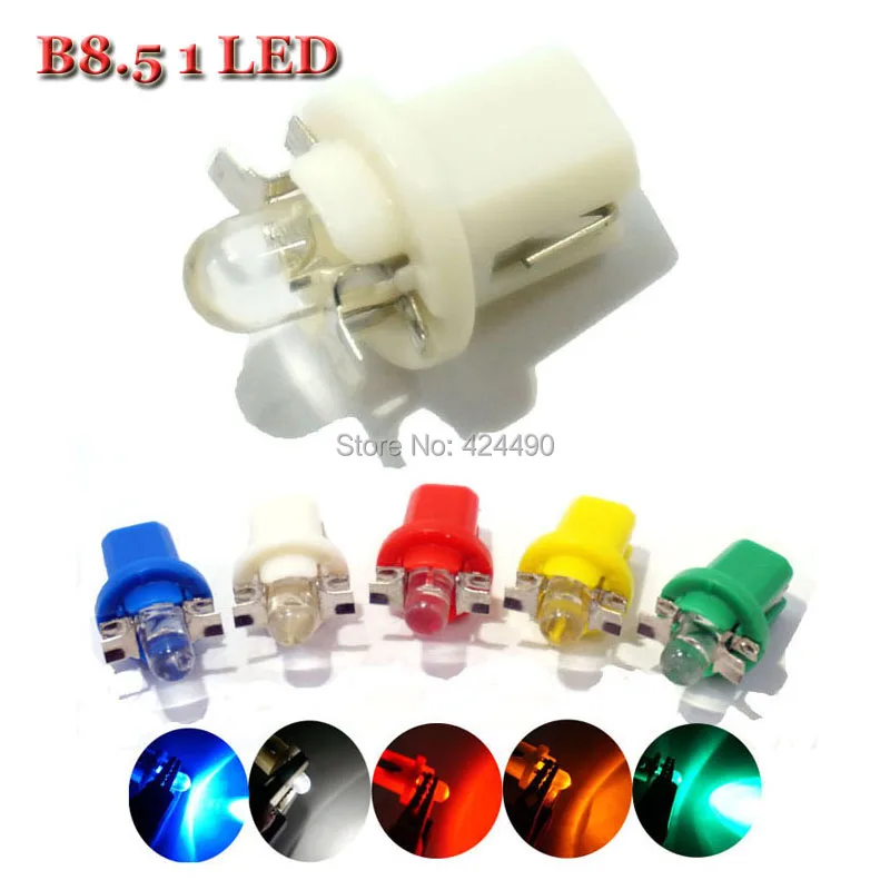 AORUNYEBAO 10 шт. led t5 b8 5 B8.5D smd 1 светодиодный автоматический Клин светильник на