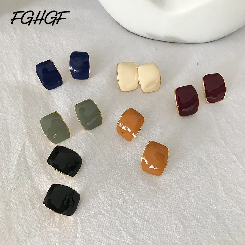 

FGHGF 2019 New Fashion Simplicity Hypoallergenic Silver S925 Small Women Stud Earrings Jewelry For Student And Office Work