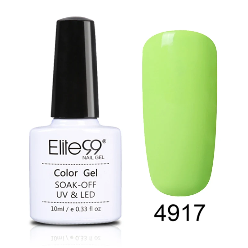 Elite99 10 мл цвет Макарон гель лак замачиваемый УФ-гель для ногтей Полупостоянный DIY Дизайн ногтей маникюр гель лак для ногтей - Цвет: 4917