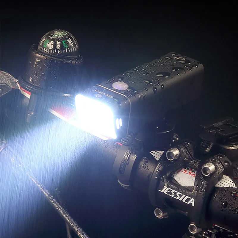 Cheap Gaciron Waterproof 600LM Bicycle Headlight with Wire Control USB Rechargeable MTB Bike Front light Flashlight Handlebar LED Lamp 4