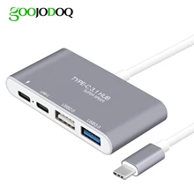 Usb type-C концентратор USB-C штекер USB 2,0 3,0 3,1 Женский адаптер с USB-C PD зарядное устройство для MacBook Air Pro