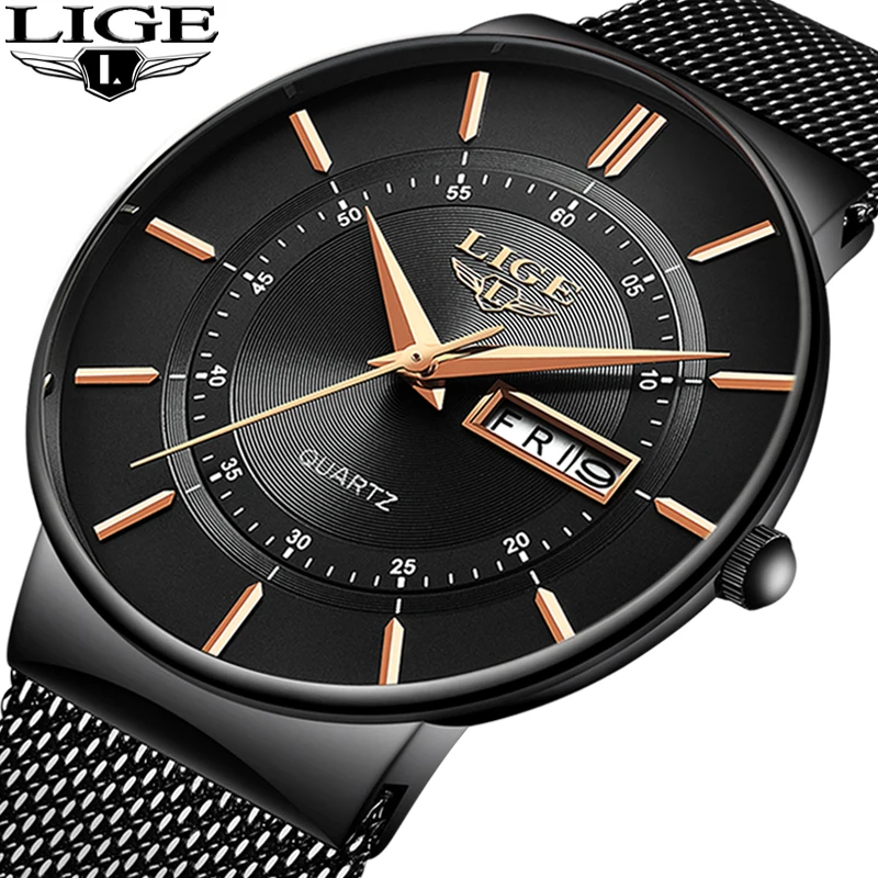 

Mens Watches Top Luxury Brand Men Fashion Business Watch Casual Analog Quartz Wristwatch Male Waterproof Clock Relogio Masculino