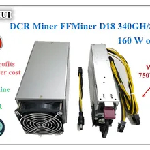 DCR miner FFMiner D18 340GH/S 160 Вт мини и низкий уровень шума, экономичность, низкая цена и высокая прибыль