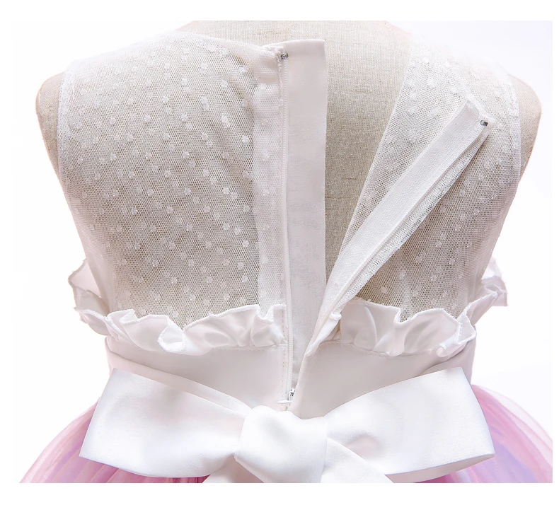 Princess Girls Unicorn Costume Lace Mesh Flowers Unicorn Dress up For Children Christmas Wedding Party Tutu Dresses 2-8 Years Princess Girls Unicorn Costume Lace Mesh Flowers Unicorn Dress up For Children Christmas Wedding Party Tutu Dresses 2-8 Years