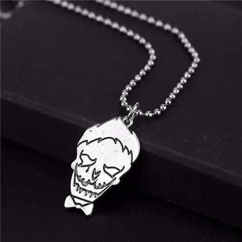 Movie Jewellery Suicide Squad Joker Necklace Women Men Couples