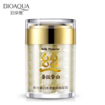 

BIOAQUA Skin Care Silk Protein Face Care Deep Moisturizing Cream Oil-control Contractive Pore Anti Wrinkle Face Whitening Cream
