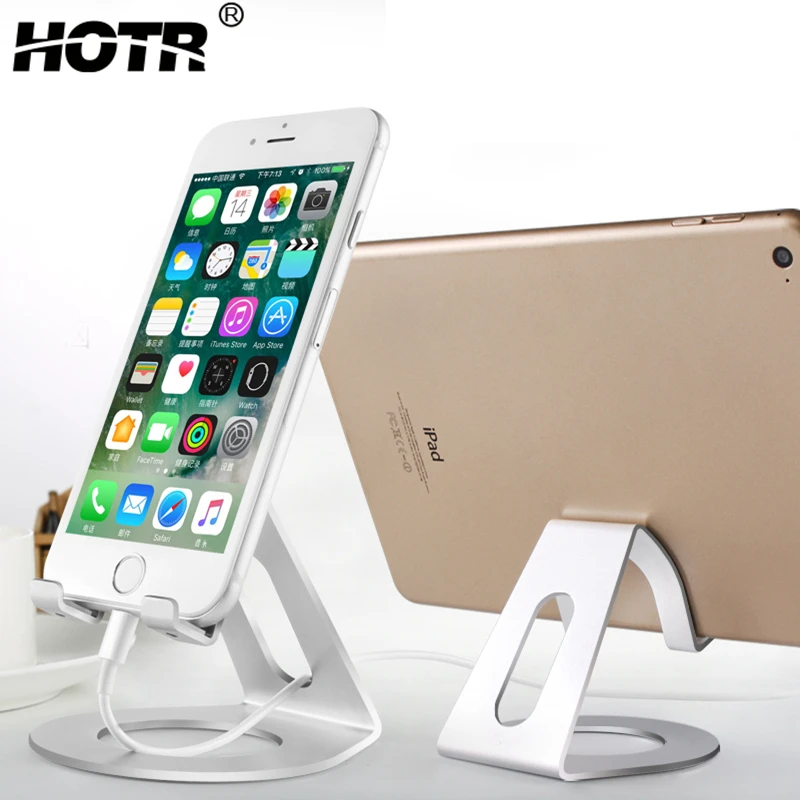 

HOTR Aluminium Alloy Tablet Holder For Ipad pro 9.7 10.5 12.9inch for ipad air mini 1 2 3 4 Tablet Stand Support Phone Holder