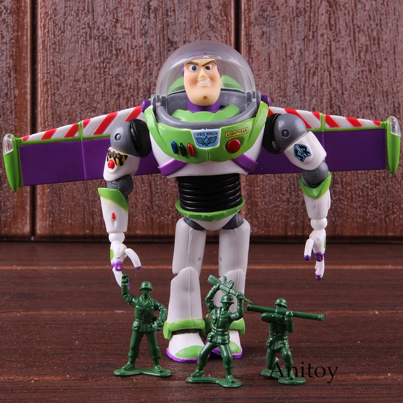 

Anime Toy Story Figure Action Buzz Lightyear Star Command PVC Collectible Model Toy