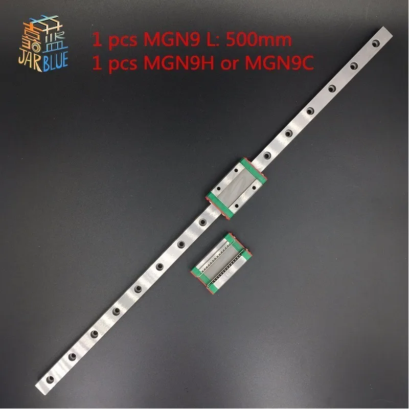 

Promotion new 9mm linear guide MGN9 L= 500mm rail + MGN9H CNC block for 3D printer