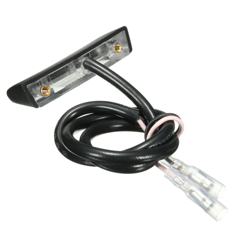 1 шт. Универсальный светодиодный номерной знак для мотоцикла светильник белый