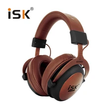 Original ISK MDH8500 Professional Monitor Studio Headphones Closed Dynamic Powerful DJ Over Ear HiFi Headset Auriculars