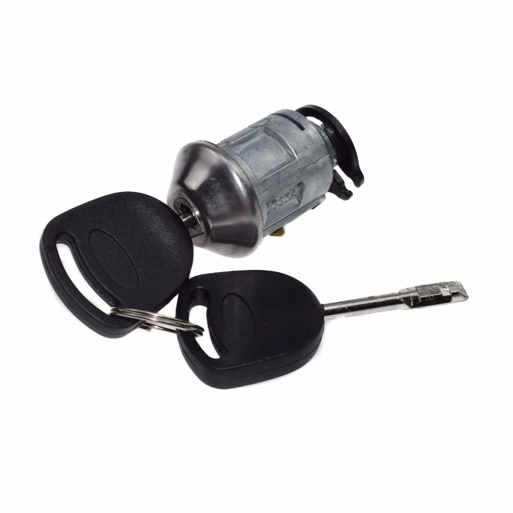 ISANCE Ignition Key Switch Lock Cylinder 2 Keys 1022184 For Ford FOCUS 1998-2005 & ESCORT 1986-2001 & TRANSIT MK6 2000-2006