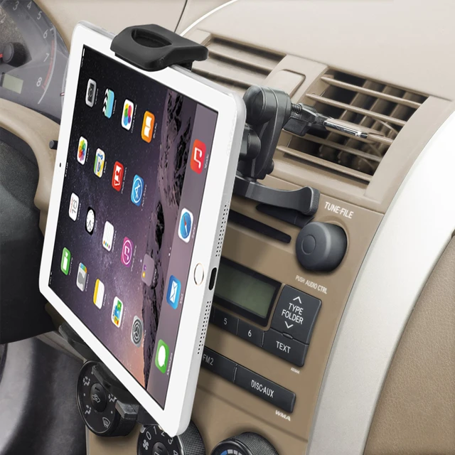 2019 7.0-11.0 inch tablet car holder tablet stand soporte tablet coche Auto  CD Mount Tablet Stand for iPad stand for ipad holder - AliExpress