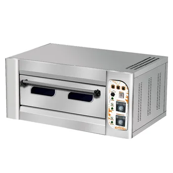 

VH-12 50-300degree ONE 1 Layer 2 PAN Two Cake Baking Oven / Bakery Machine Single Deck Gas Oven