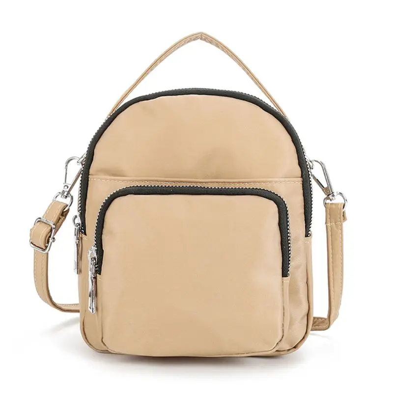 

High Quality Fashion Nylon Crossbody Mobile Phone Shoulder Bag Pouch Case Belt Handbag Top Handle Bags Purse Wallet