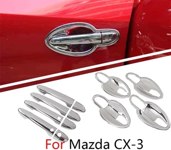 

For Mazda CX-3 CX3 2015-2017 2018 Car Door Bowl Handle Cover Trim Chromium Styling Exterior Decoration Car-styling Accessories