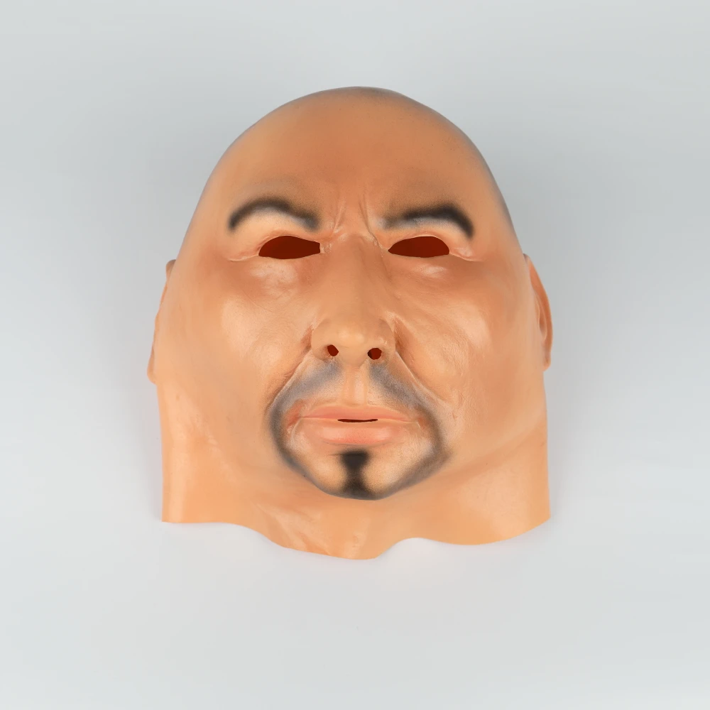 Ferocious Strong Man Halloween Mask Full Face Latex Mask Realistic Gangland Cosplay Party Mask (18)