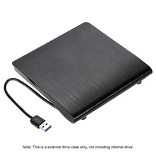 Boîtier pour disque optique externe HDD 9.5mm, USB 3.0 SATA haute vitesse pour Macbook Windows PC portable CD/DVD-ROM baie optique