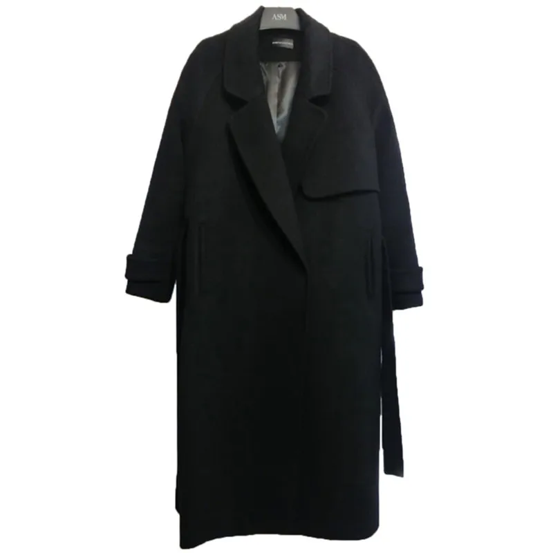 New Autumn Winter Fashion England Style Wool Blend Coat Women Single Button Thick Outerwear Sashes Windbreaker Woolen Coat Mw484 New Autumn Winter Fashion England Style Wool Blend Coat Women Single Button Thick Outerwear Sashes Windbreaker Woolen Coat Mw484