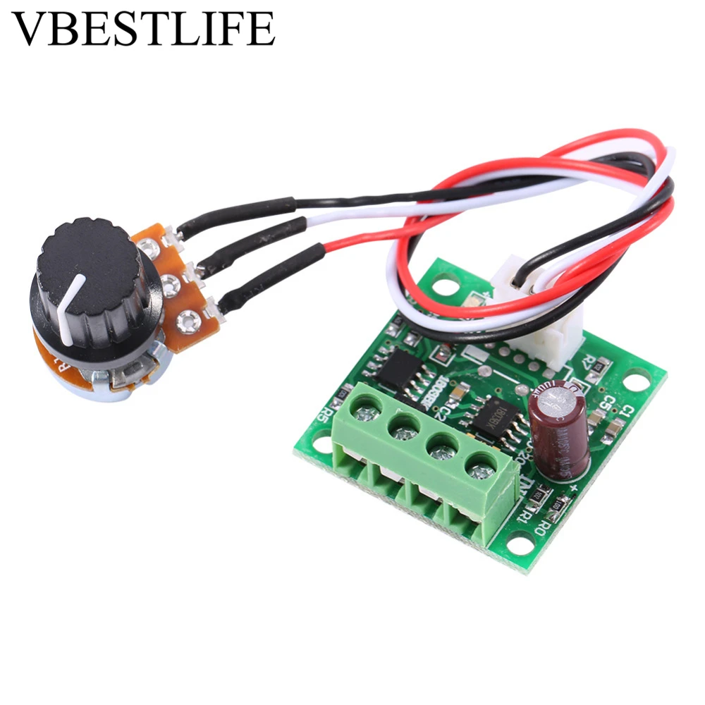 

1.8 V-15 V PWM Regulator DC Motor Speed Controller Low Voltage 2A Mini Control Module