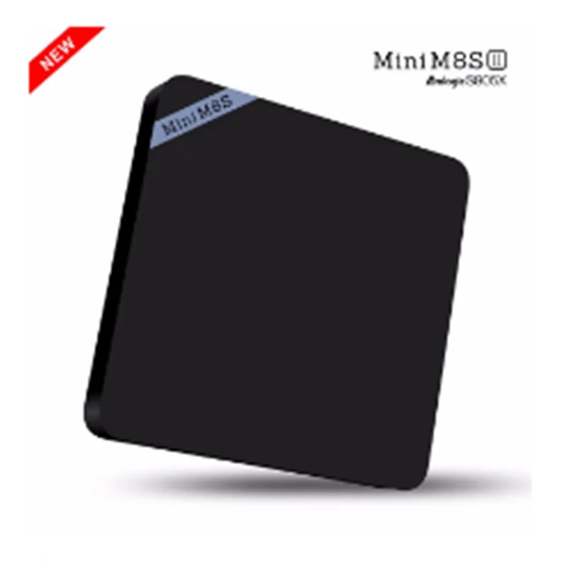 2016 новинка Android 6 1 ТВ приставка MiniM8S II Amlogic S905X cpu 2G ram 8G rom 4K H.265 Медиаплеер Smart tv Mini M8S