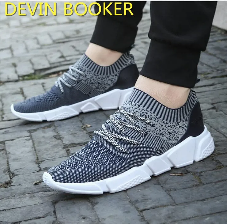 

New listing hot sale summer men Flying line Breathable sports shoes running shoes D1728