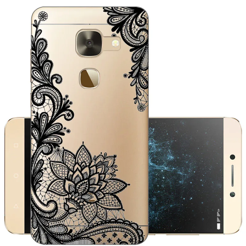 CROWNPRO Letv LeEco Le S3 X626 Funda de silicona suave TPU cubierta Leeco Le 2X620X20X25 fundas traseras Le2 Pro pintado Funda transparente