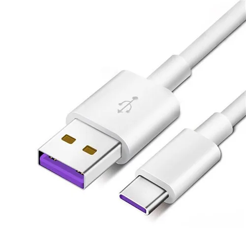 Супер зарядка usb type C Быстрая зарядка USB C кабель 5A зарядное устройство для huawei/Xiaomi/samsung/LG/One plus для смартфона 1 м/2 м черный - Цвет: White 1M